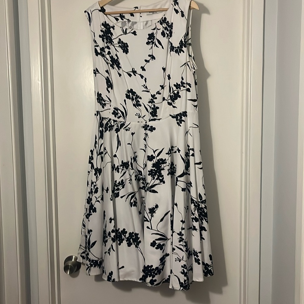 Grace Karin black and white swing dress 20w